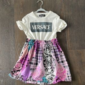 Girls 5T cotton Versace dress